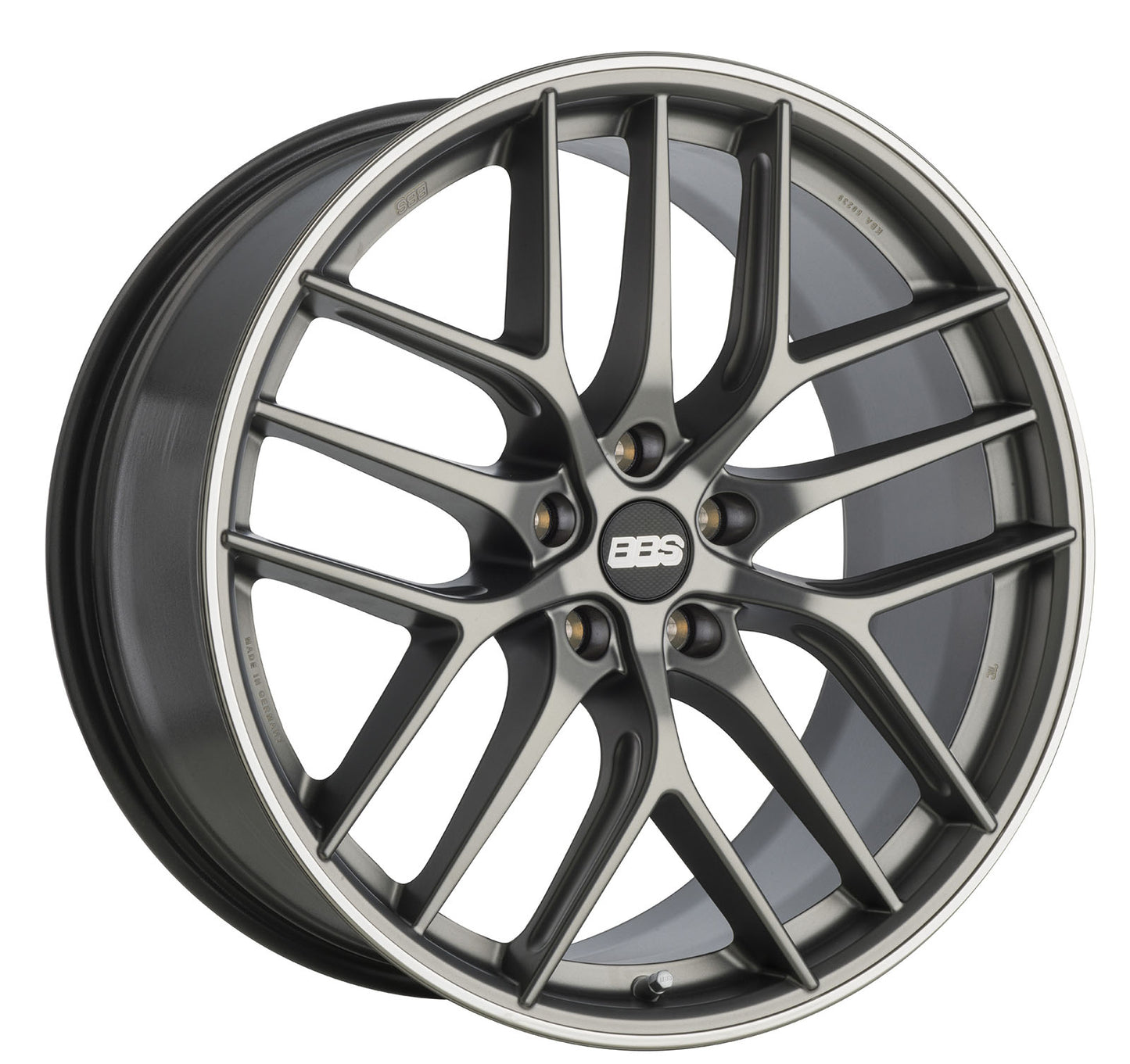 LLANTA BBS CC-R 19x8" 5x114.3 ET38, PLATINO SATINADO