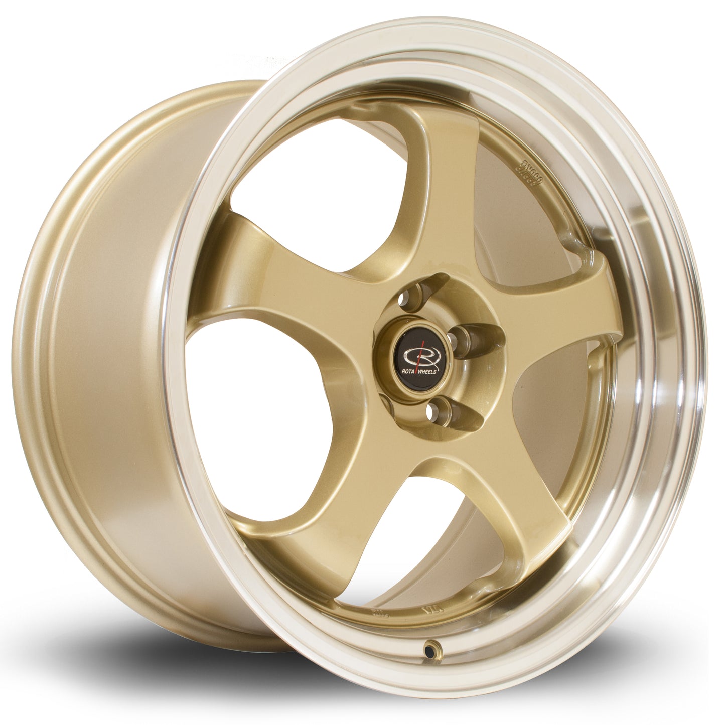 LLANTA ROTA D2EX 18x9.5" 5x100 ET38, DORADO