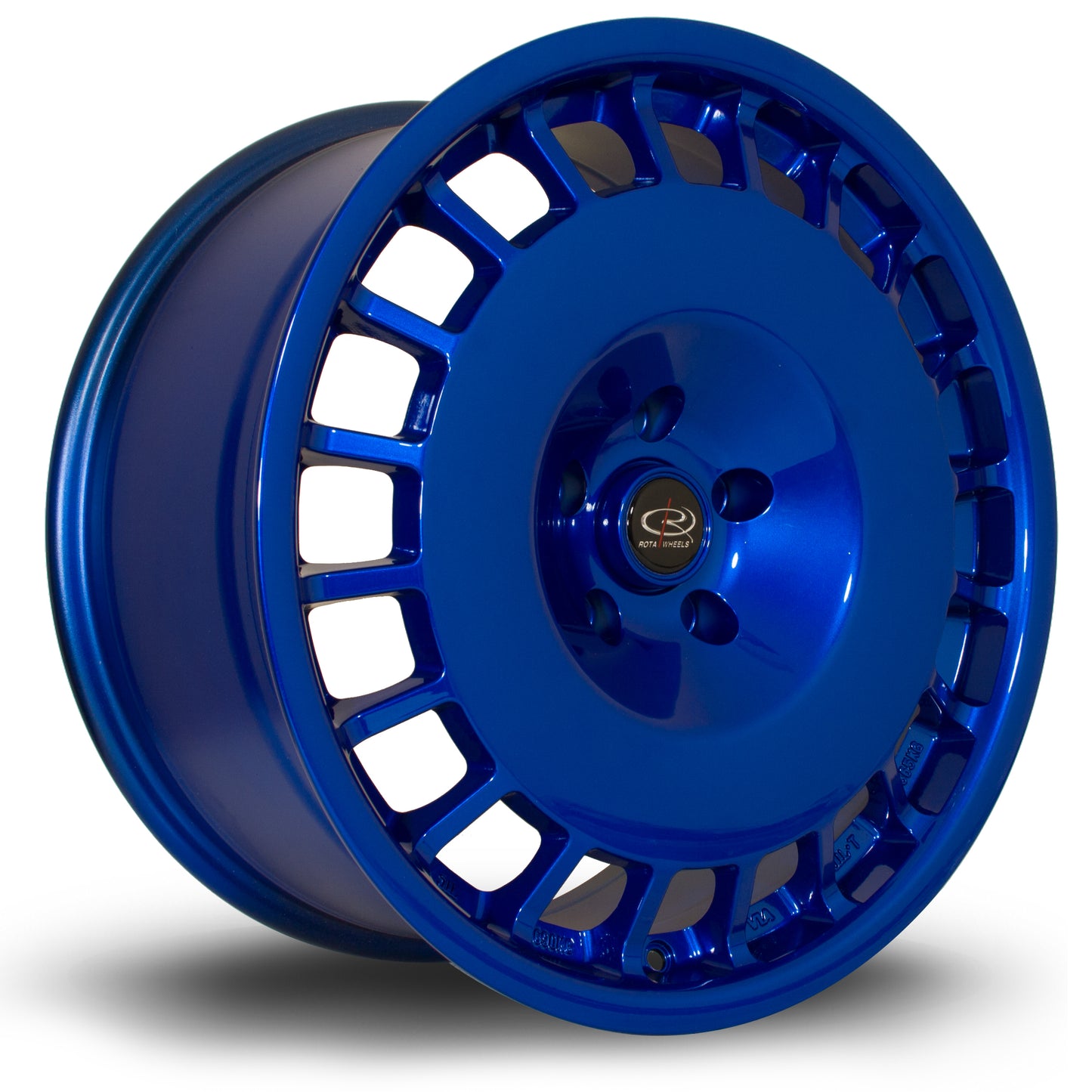 LLANTA ROTA D154 18x8.5" 5x100 ET30, AZUL