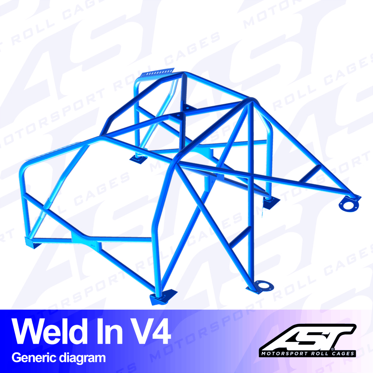AST V4 SOLDADO 8-PUNTOS VW GOLF 4 3-PUERTAS, 4WD