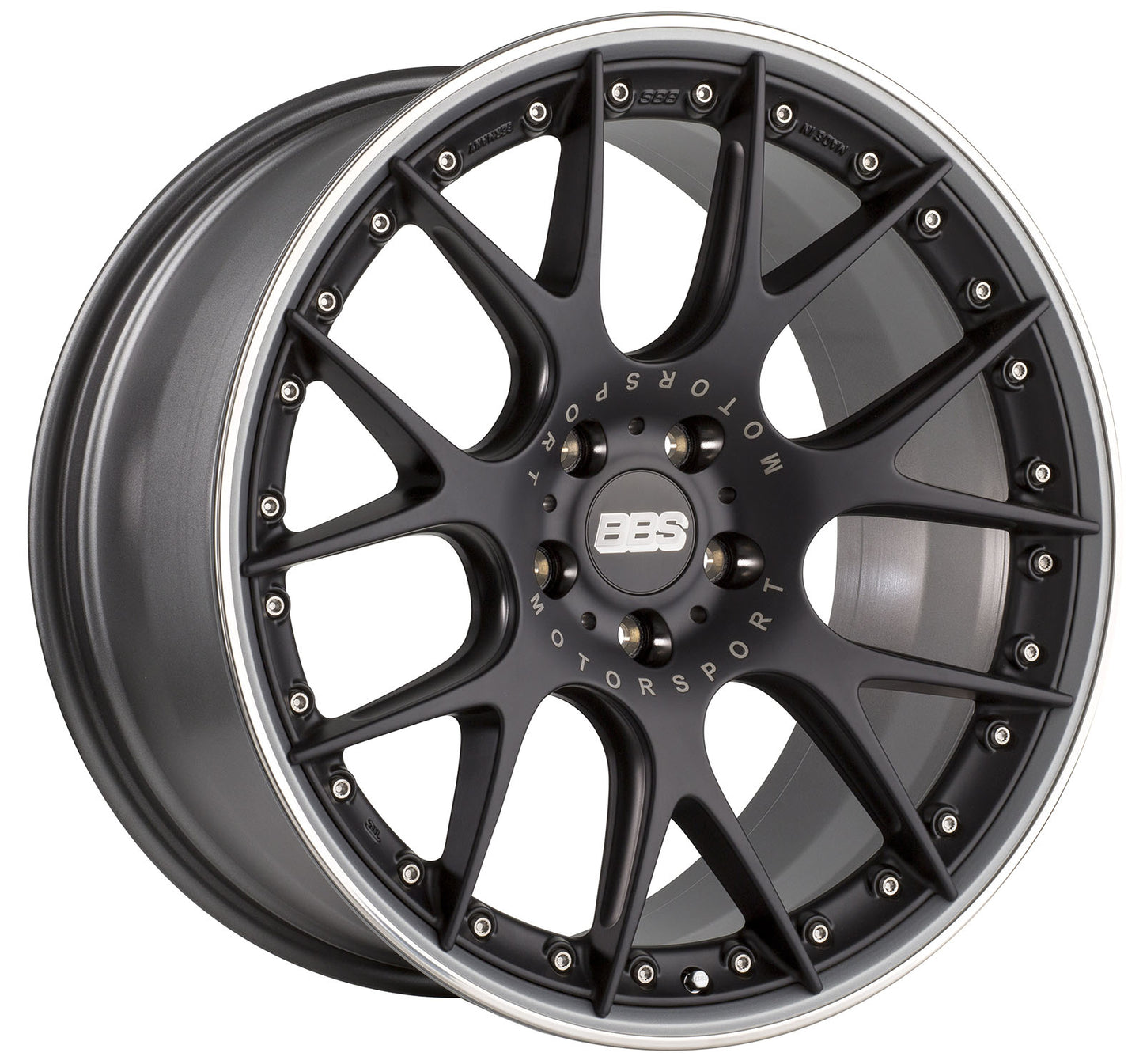 LLANTA BBS CH-RII 22x10" 5x120 ET38, NEGRO MATE
