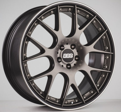 LLANTA BBS CH-RII 21x11.5" 5x130 ET64, PLATINO NEGRO