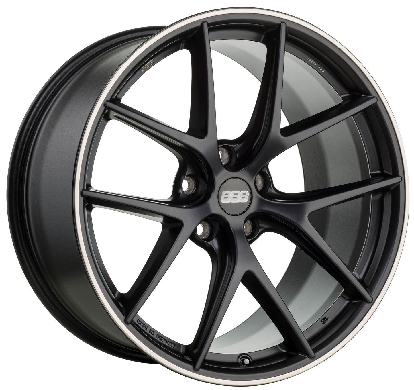 LLANTA BBS CI-R 19x9" 5x120 ET44, NEGRO SATINADO