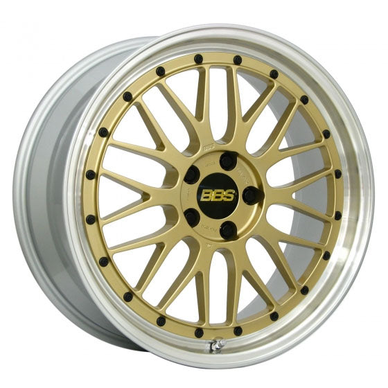 LLANTA BBS LM 17x7" 4x100 ET48, DORADO