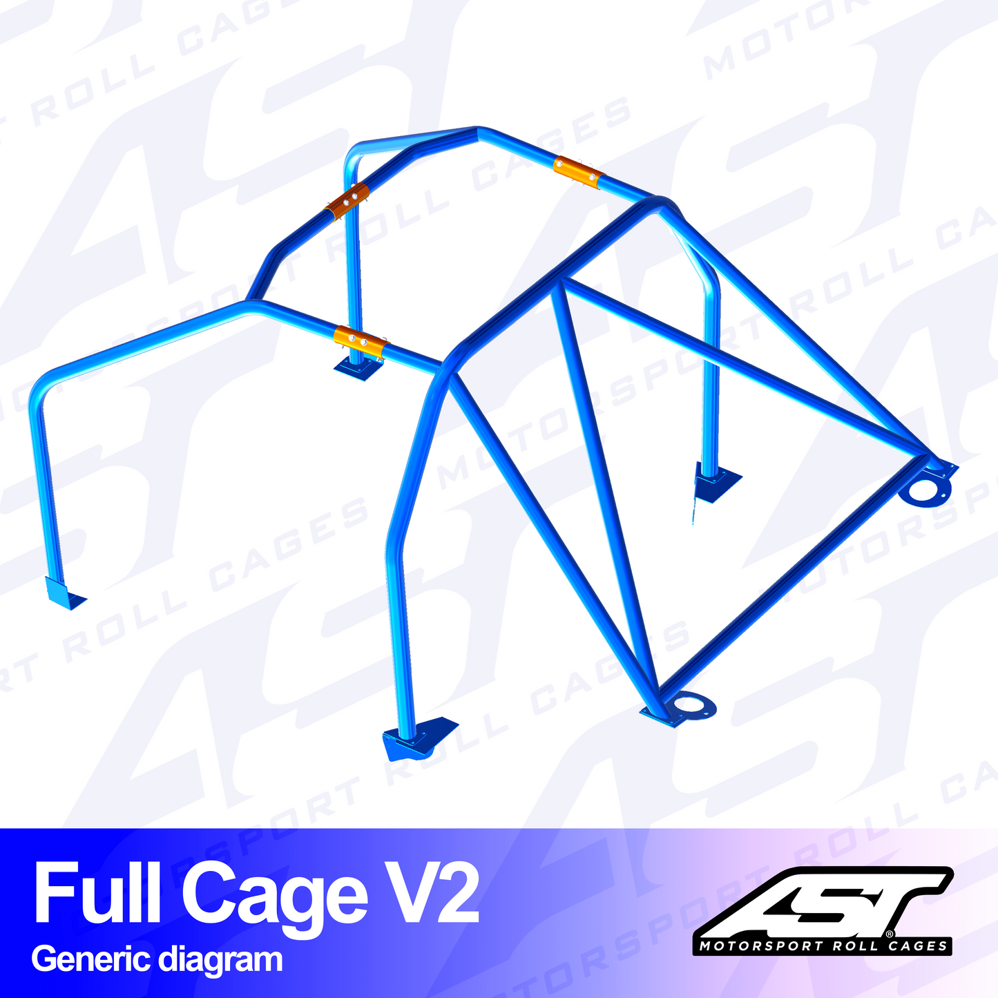 AST V2 ATORNILLADO 6-PUNTOS MAZDA RX-7 FD