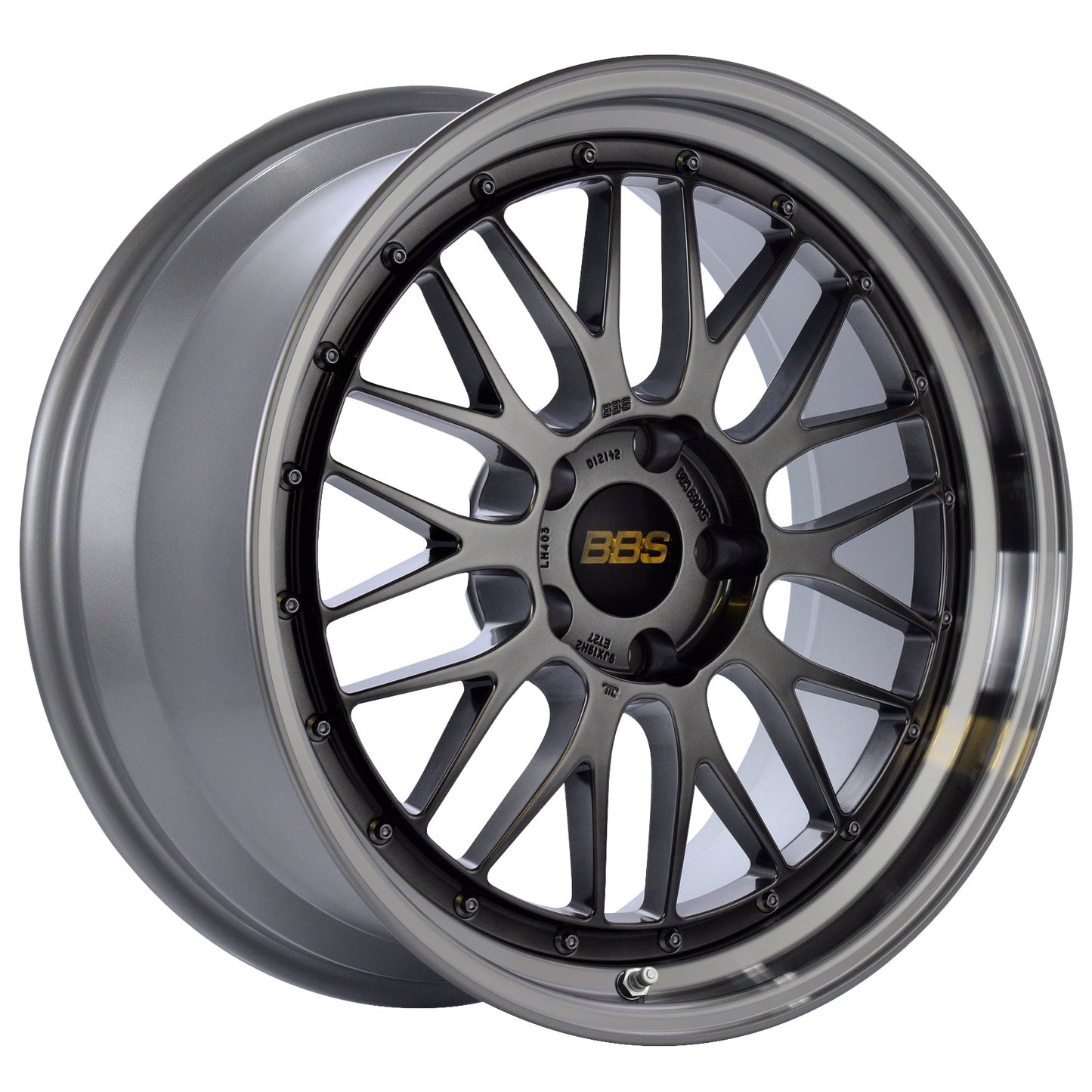 LLANTA BBS LM 20x8.5" 5x112 ET45, NEGRO DIAMANTADO