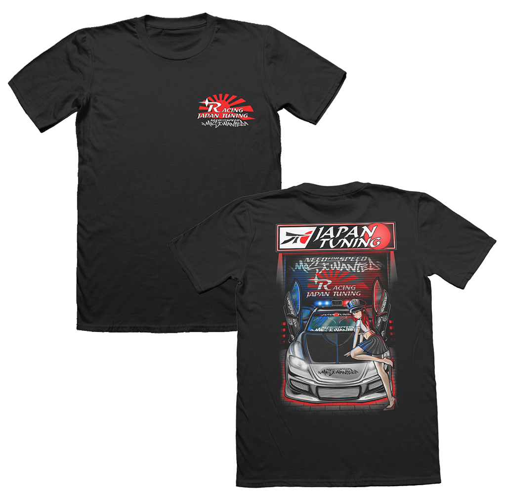 Camiseta - "NFS: Most Wanted" Mazda RX8 Police