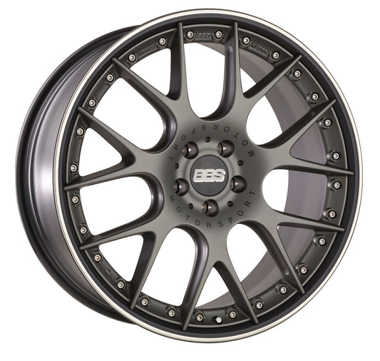 LLANTA BBS CH-RII 20x9.5" 5x112 ET25, GRIS PLATINO (CH654)