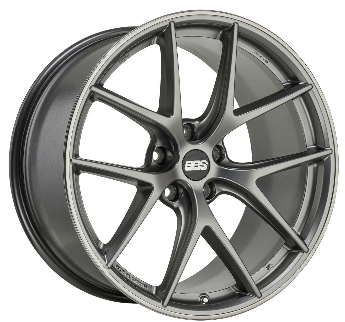 LLANTA BBS CI-R 19x9.5" 5x120 ET40, GRIS PLATINO (CI2402)