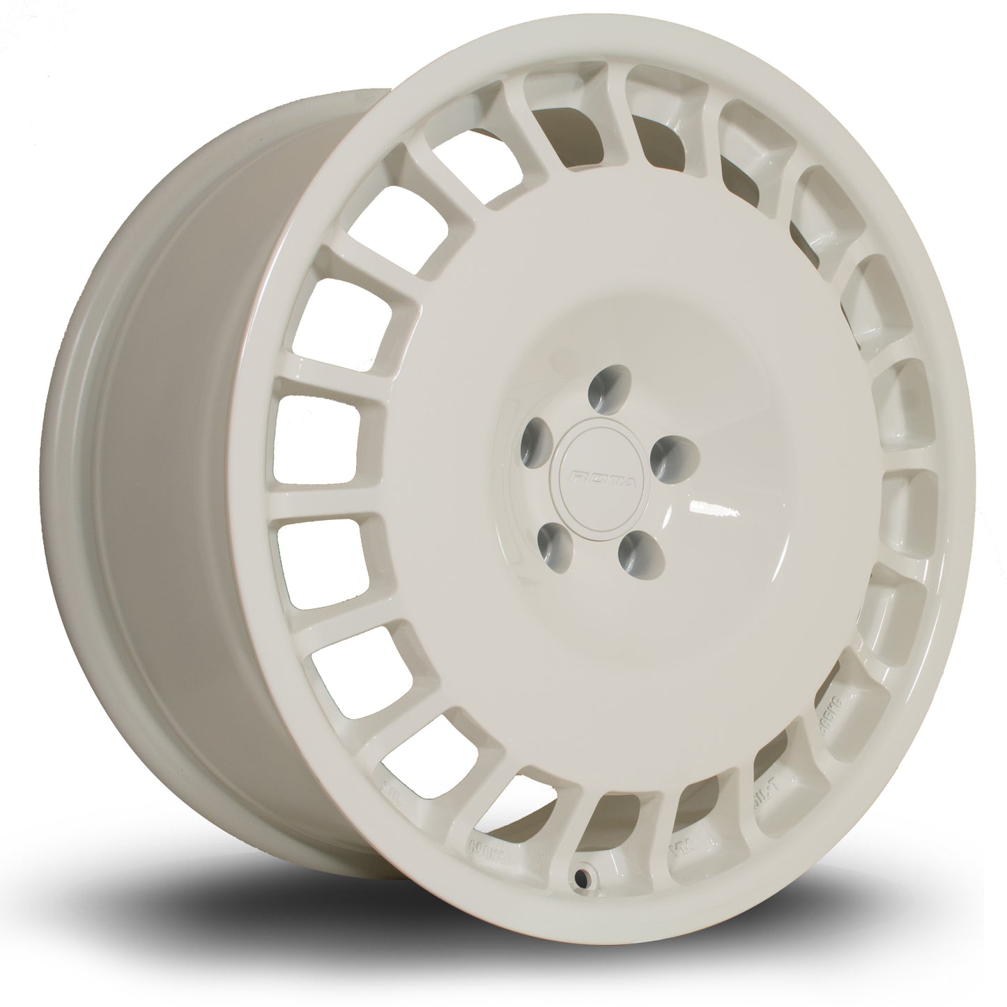LLANTA ROTA D154 18x8.5" 5x108 ET42, BLANCO