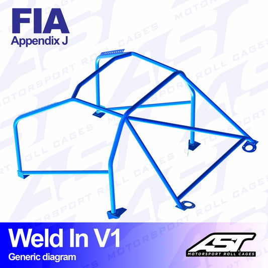 AST V1 SOLDADO 8-PUNTOS AUDI COUPE B2 (QUATTRO) - FIA