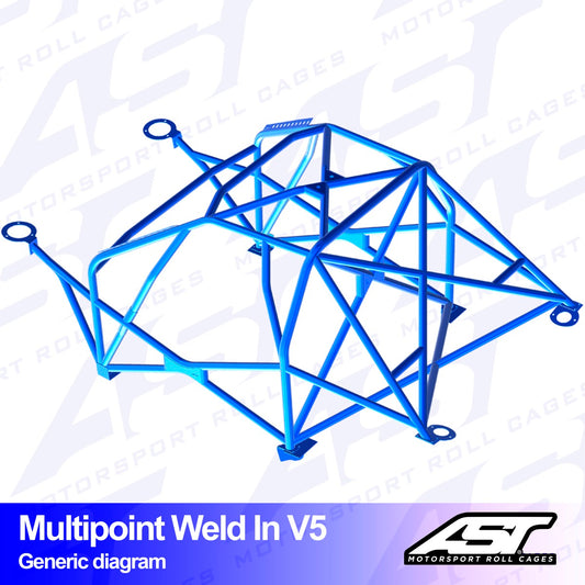 AST V5 SOLDADO 10-PUNTOS OPEL VECTRA A 5-PUERTAS SEDAN, FWD