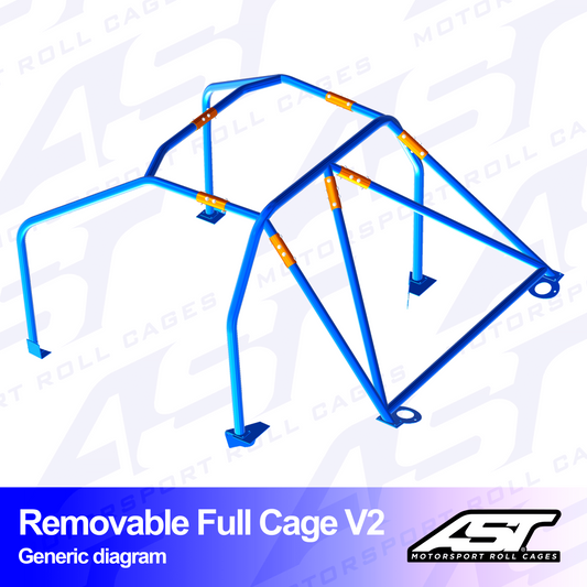 AST V2 DESMONTABLE ATORNILLADO 6-PUNTOS AUDI A3 8V - 4-PUNTOSUERTAS, QUATTRO