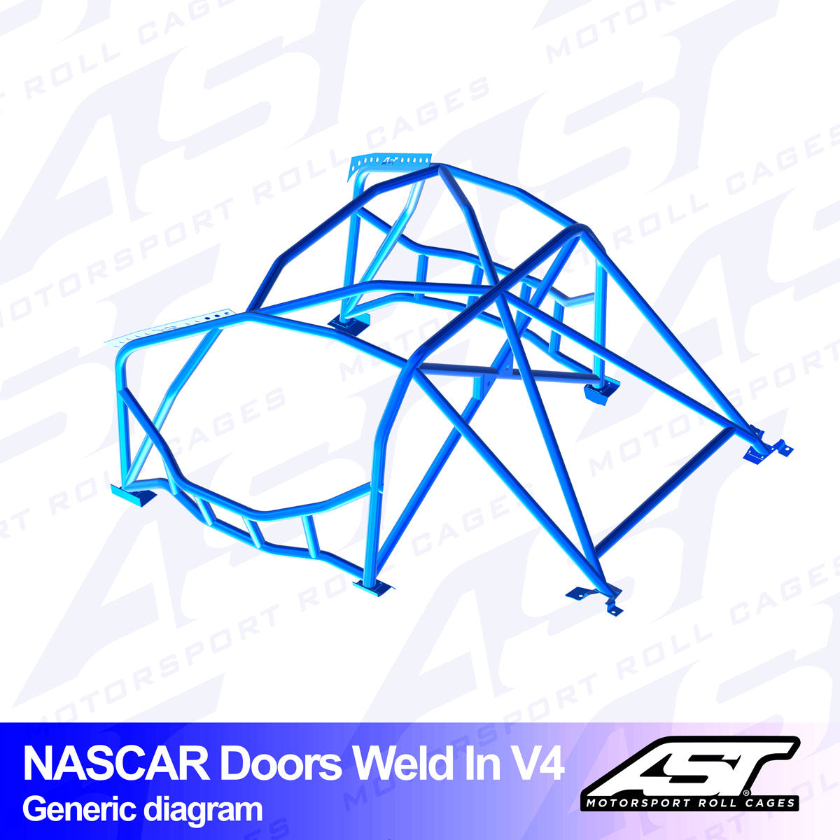 AST V4 NASCAR SOLDADO 8-PUNTOS BMW E46 COUPE