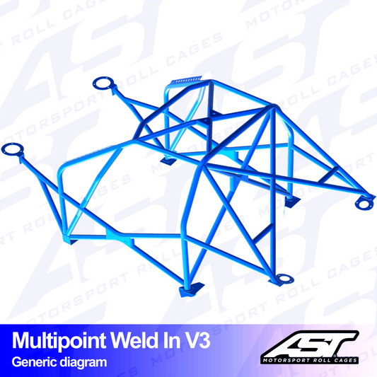 AST V3 SOLDADO 10-PUNTOS VW GOLF 4 3-PUERTAS, 4WD