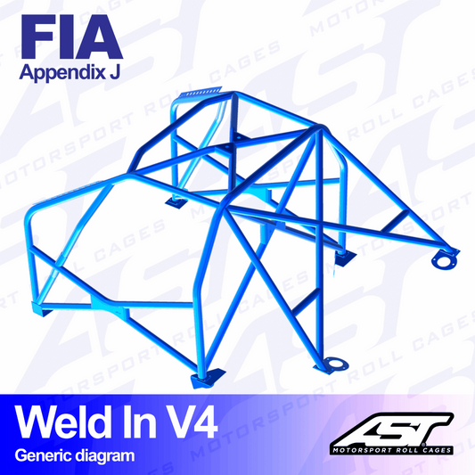 AST V4 SOLDADO 8-PUNTOS BMW E30 COUPE, RWD - FIA