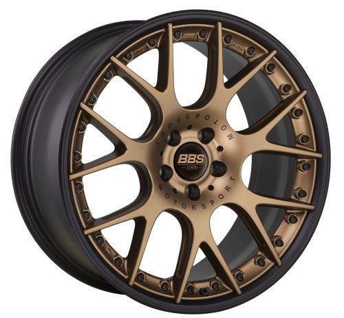 LLANTA BBS CH-RII 20x9" 5x112 ET30, BRONCE & NEGRO