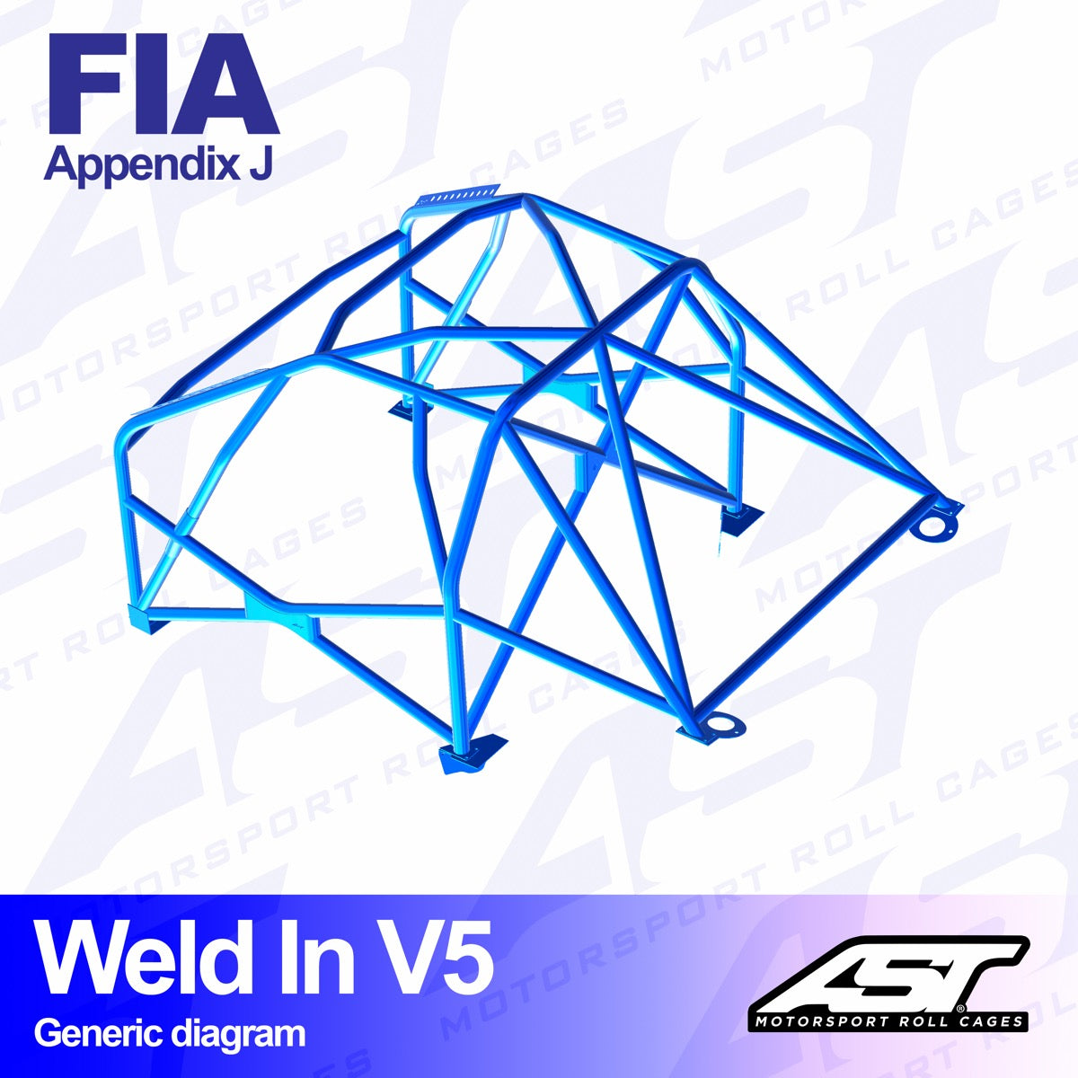 AST V5 SOLDADO 8-PUNTOS SUBARU IMPREZA GD - FIA