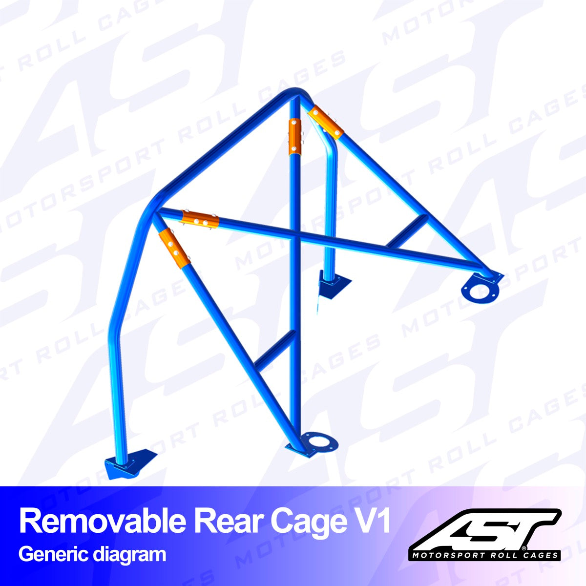 AST V1 DESMONTABLE ATORNILLADO PORSCHE 911 901