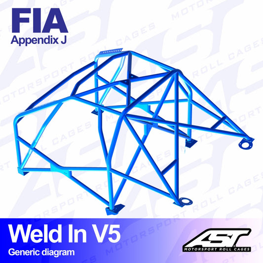 AST V5 SOLDADO 8-PUNTOS VW GOLF 3 5-PUERTAS - FIA