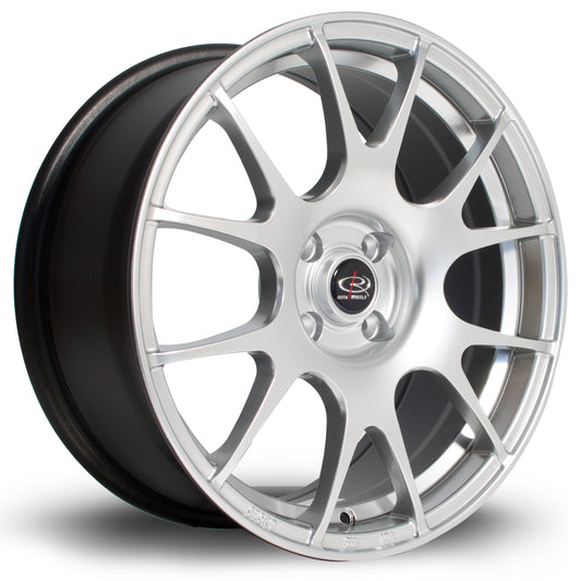 LLANTA ROTA BLITZ 17x8" 5x100 ET35, PLATA