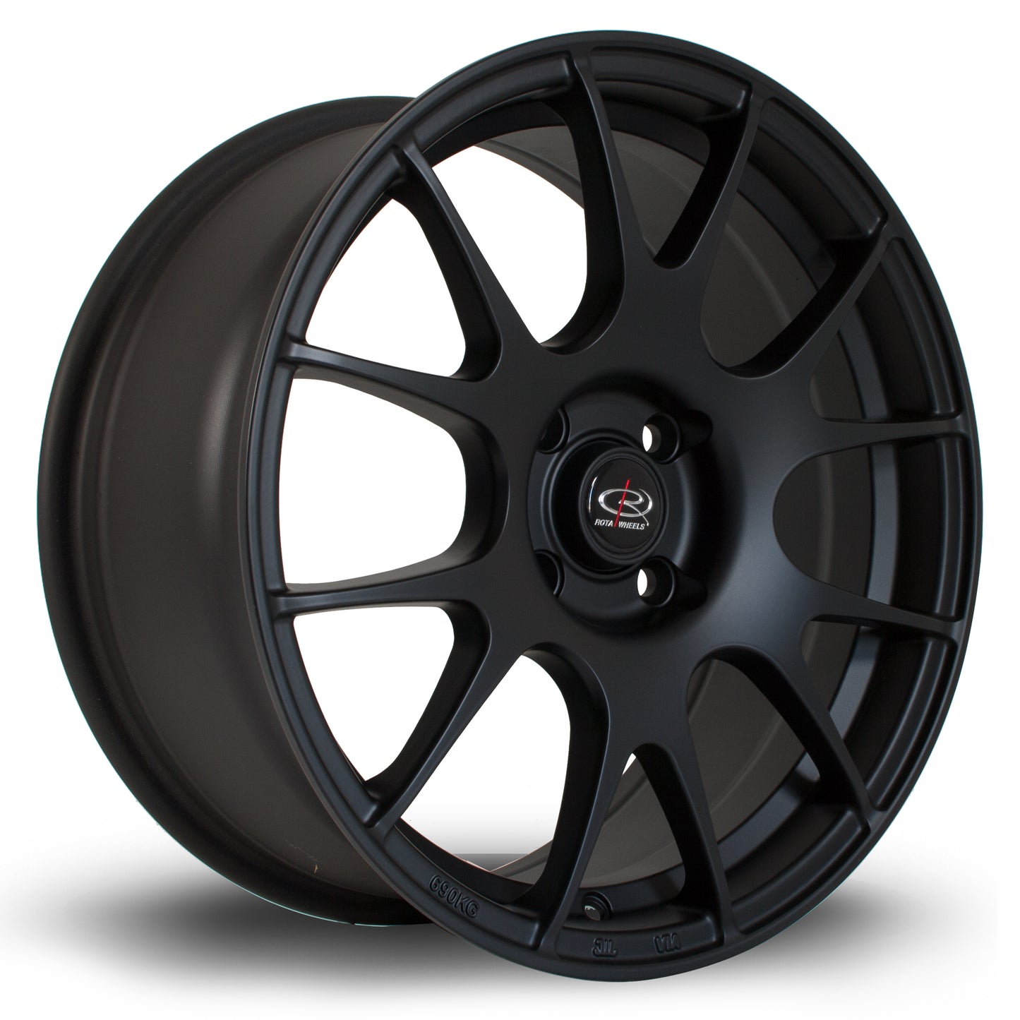 LLANTA ROTA BLITZ 17x7.5" 4x108 ET45, NEGRO MATE